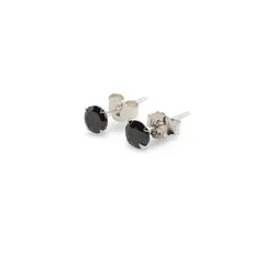 Cercei cu surub din Argint 925 si Spinel, 4mm