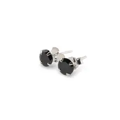 Cercei cu surub din Argint 925 si Spinel, 5mm