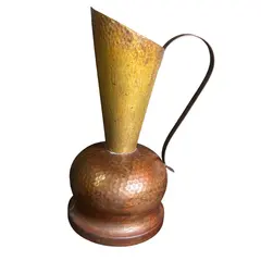 Ulcior vintage din alama, ciocanit manual, 35cm