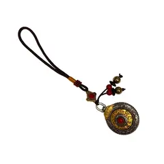 Amuleta feng shui zodiac si lotus, auriu