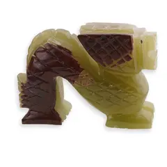 Figurina slefuita din Onix de Pakistan, dragon - 9cm