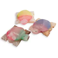 Figurina slefuita din Onix de Pakistan colorat, broasca testoasa - 8cm