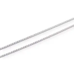 Lant argint 925 rodiat, model curb - 40cm