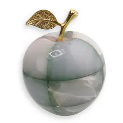 Mar slefuit din Onix de Pakistan colorat, 8-9cm