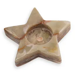 Sfesnic din Onix de Pakistan, model steluta - 10,5cm