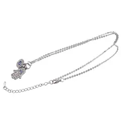 Colier feng shui cu charmuri Hamsa si Ochi Protector