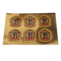 Abtibild sticker Feng Shui Kalachakra stupa - 6 buc