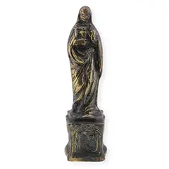 Decoratiune vintage din bronz Santa Maria, 17cm