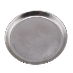 Farfurie metalica decorativa vintage simpla, model clasic - 9,5cm