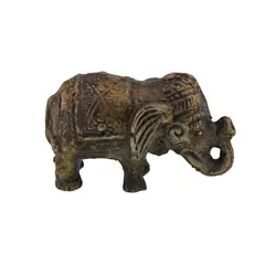 Figurina vintage elefant asiatic din bronz, 4cm