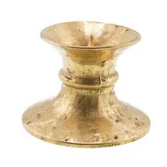 Suport vintage pentru lumanare din alama, 8cm