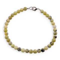 Bratara Jad olive sfere 4mm