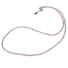 Colier Aventurin rosu sfere fatetate cu Argint 925, 2mm