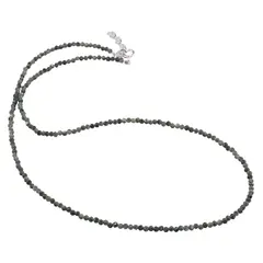 Colier Serafinit sfere fatetate cu Argint 925, 2mm