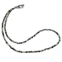 Colier Smarald sfere cu Argint 925, 3mm