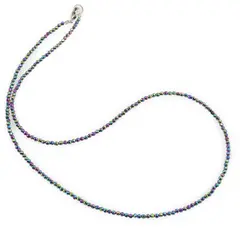 Colier Hematit electroplacat sfere fatetate, 2mm
