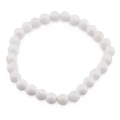 Bratara Coral 6mm, pe elastic, 19cm