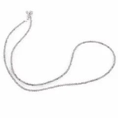 Colier Labradorit pietre micro fatetate 2mm si Argint 925