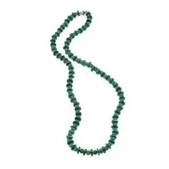 Colier Malachit heishi 6mm si Jad sfere 4-5mm