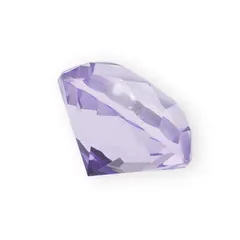 Cristal decorativ din sticla K9, diamant, mic - 3cm, mov