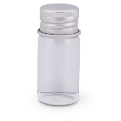 Sticla goala cu dop metalic, 40mm x 18mm