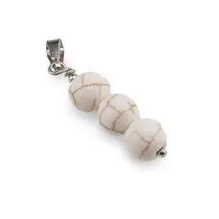 Pandantiv Magnezit sfere, 8mm