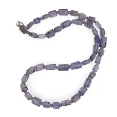 Colier Iolith fatetat 7-10mm si discuri fatetate 4mm