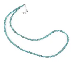 Colier Apatit sfere fatetate, 3mm