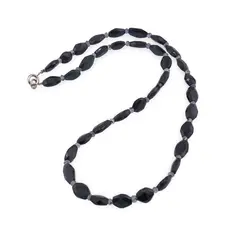 Colier Iolith neuniform fatetat 8-10mm si discuri 3mm