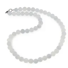 Colier Acvamarin sfere fatetate 8mm