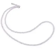 Colier Cristal de stanca sfere fatetate, 3mm