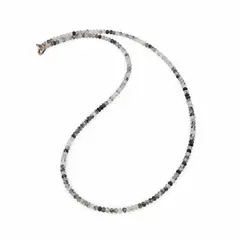 Colier Cuart turmalinat discuri fatetate 3mm