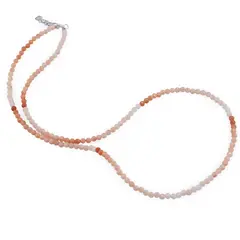 Colier Opal degrade sfere fatetate, 3mm
