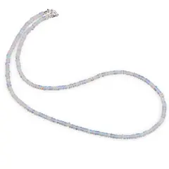 Colier Opal etiopian de foc rondele 3-3,5mm