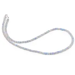 Colier Opal etiopian de foc rondele 3,5-4,5mm