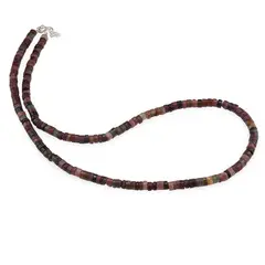 Colier Turmalina multicolora rondele 4-4,5mm