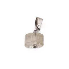 Pandantiv Citrin tub fatetat 8mm