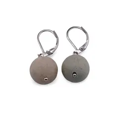 Cercei cu agatatoare Jasp Policrom sfera mata 10mm