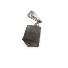 Pandantiv Piatra lunii gri fatetata 12mm