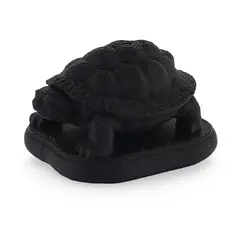 Statueta Broasca testoasa din PLA premium, negru - 33mm