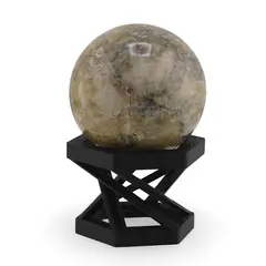 Suport pentru sfera din PLA premium, forma hexagonala - negru