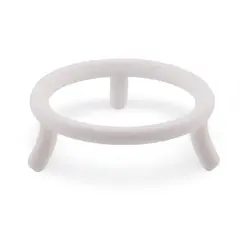 Suport pentru sfera din PLA premium, forma rotunda cu trei picioare, 45mm - alb