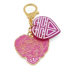 Amuleta breloc feng shui din metal Dubla Fericire pentru iubire, 2026