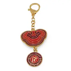 Amuleta breloc feng shui din metal Esenta spirituala Lingzhi, 2026