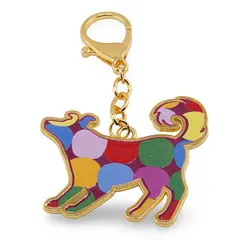 Amuleta breloc feng shui din metal pentru zodia Caine, 2026