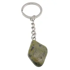 Breloc Jad serpentin piatra rulata 25mm