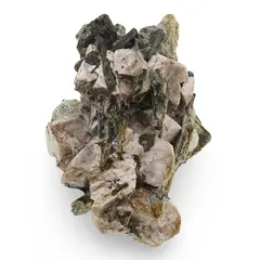 Epidot A+ in matrita, cristal unicat E22