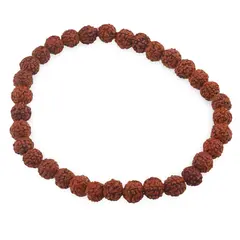Bratara cu seminte de Rudraksha 6mm