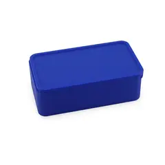 Cutie pentru cadou / depozitare cu capac glisant - 8,5cm, albastra