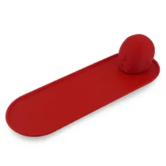 Suport aromaterapie pentru ardere betisoare parfumate cu capul lui Buddha, rosu